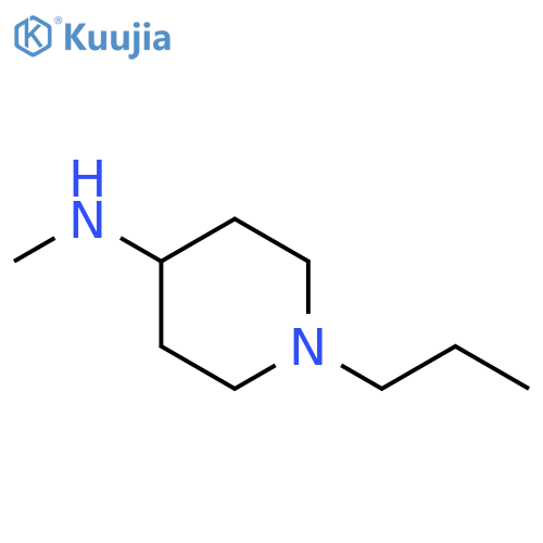 N-methyl-1-propylpiperidin-4-amine structure