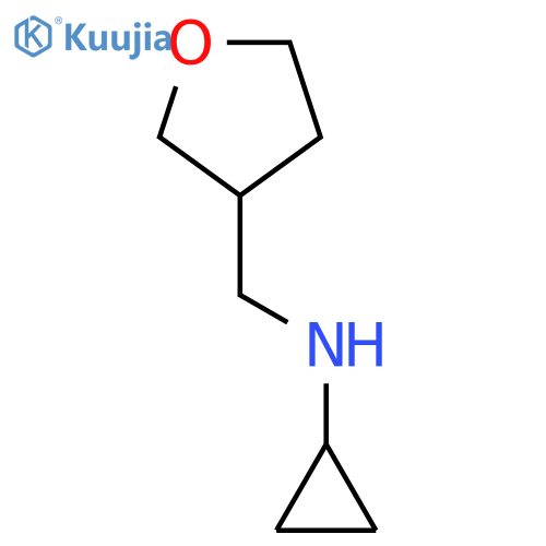 N-[(oxolan-3-yl)methyl]cyclopropanamine structure