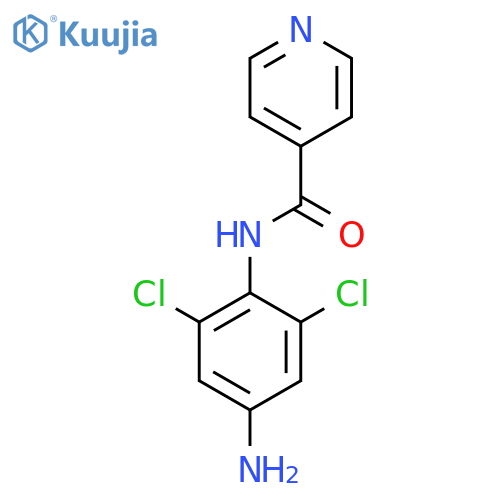 N-(4-Amino-2,6-dichlorophenyl)pyridine-4-carboxamide structure
