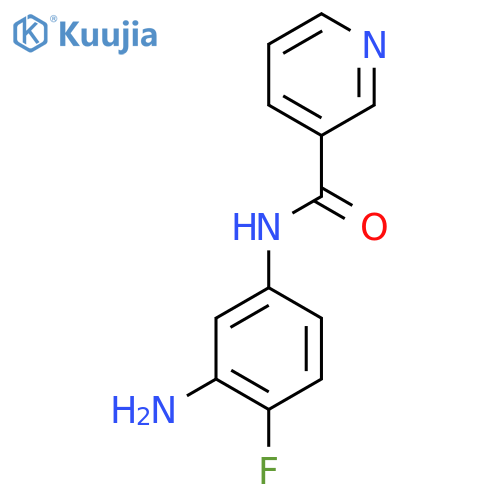 N-(3-Amino-4-fluorophenyl)nicotinamide structure