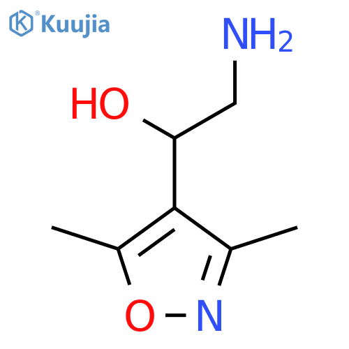 2-amino-1-(dimethyl-1,2-oxazol-4-yl)ethan-1-ol structure