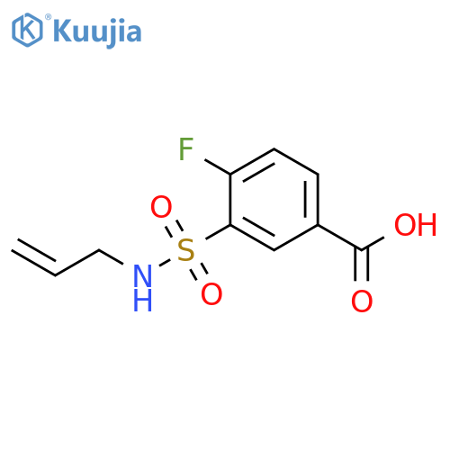 4-Fluoro-3-(Prop-2-En-1-Yl)SulfamoylBenzoic Acid structure