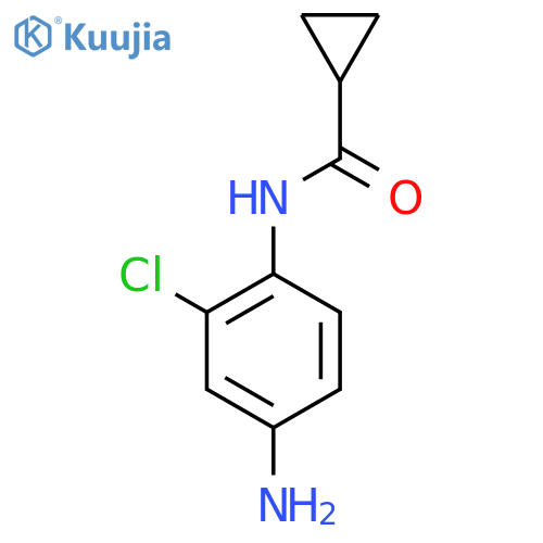 N-(4-Amino-2-chlorophenyl)cyclopropanecarboxamide structure