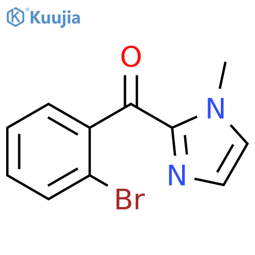 Methanone, (2-bromophenyl)(1-methyl-1H-imidazol-2-yl)- structure