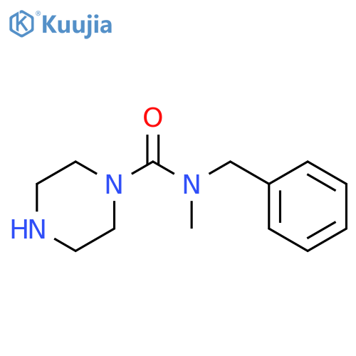 1-Piperazinecarboxamide, N-methyl-N-(phenylmethyl)- structure