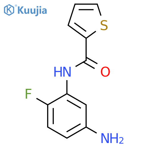N-(5-Amino-2-fluorophenyl)thiophene-2-carboxamide structure