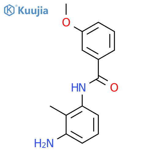 N-(3-Amino-2-methylphenyl)-3-methoxybenzamide structure