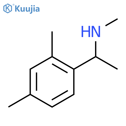 1-(2,4-dimethylphenyl)ethyl(methyl)amine structure