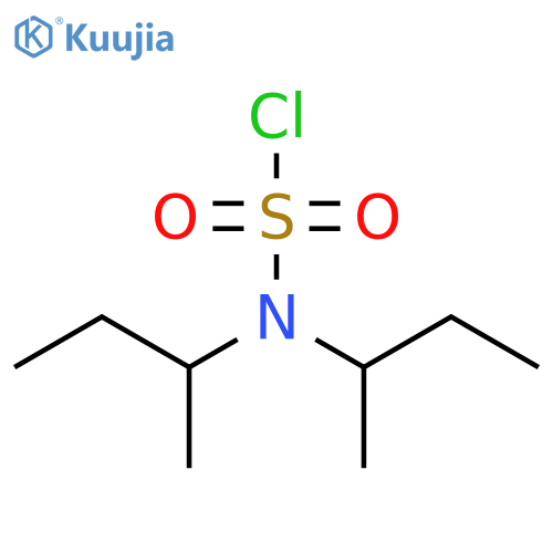 N,N-bis(butan-2-yl)sulfamoyl chloride structure