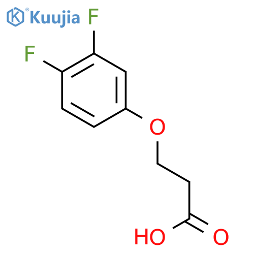 3-(3,4-difluorophenoxy)propanoic Acid structure