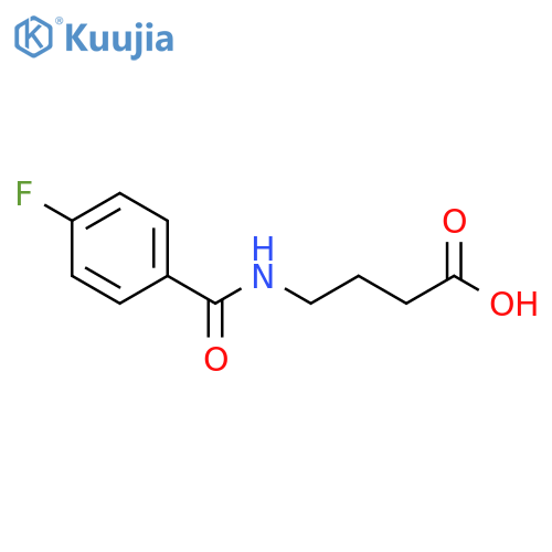 4-(4-fluorophenyl)formamidobutanoic Acid structure