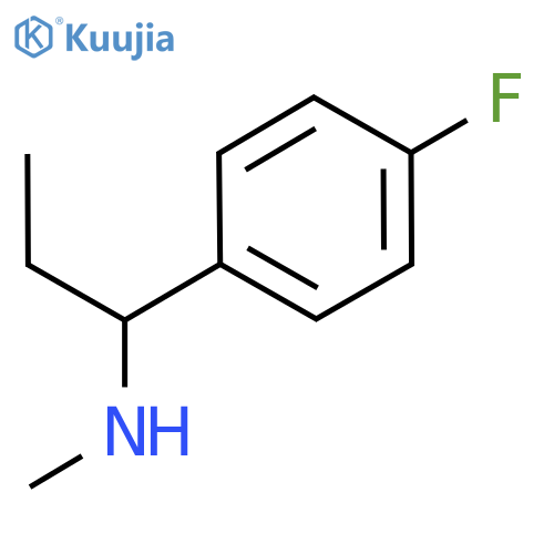 1-(4-fluorophenyl)propyl(methyl)amine structure