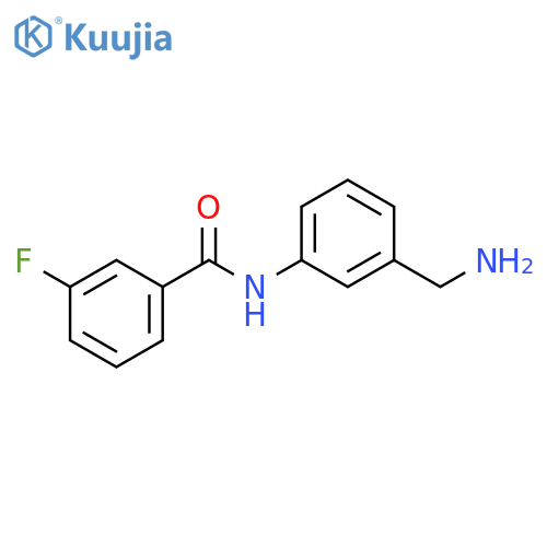 N-3-(Aminomethyl)Phenyl-3-Fluorobenzamide structure