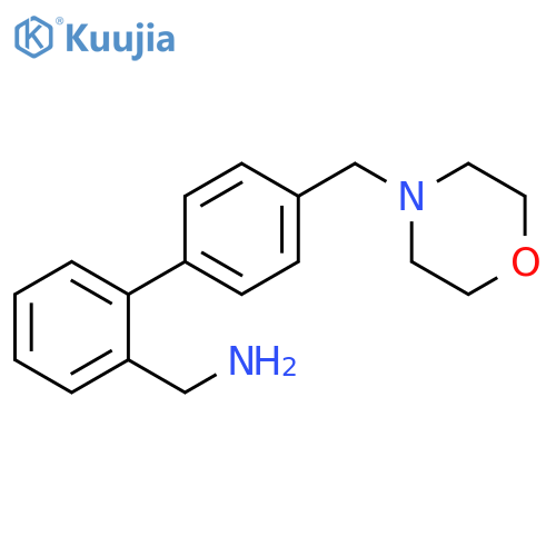 1-{4'-(morpholin-4-yl)methyl-1,1'-biphenyl-2-yl}methanamine structure
