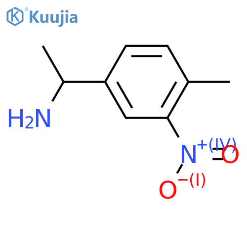 1-(4-Methyl-3-nitrophenyl)ethan-1-amine structure