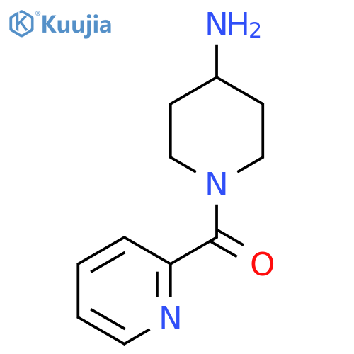 (4-Aminopiperidin-1-yl)(pyridin-2-yl)methanone structure