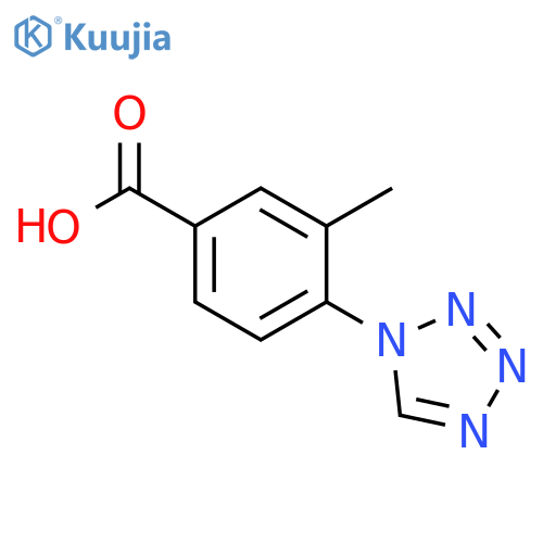 3-Methyl-4-tetrazol-1-yl-benzoic acid structure