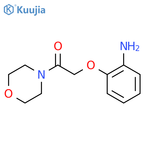 2-(2-Aminophenoxy)-1-(morpholin-4-yl)ethan-1-one structure