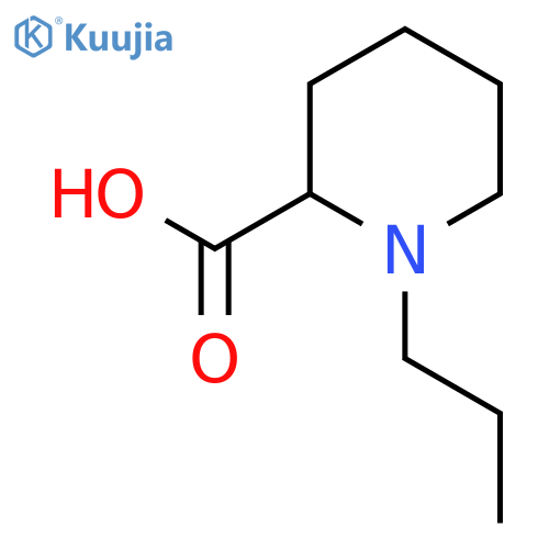 1-propylpiperidine-2-carboxylic Acid structure