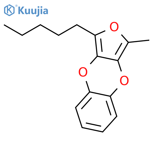 Furo[3,4-b][1,4]benzodioxin, 1-methyl-3-pentyl- structure