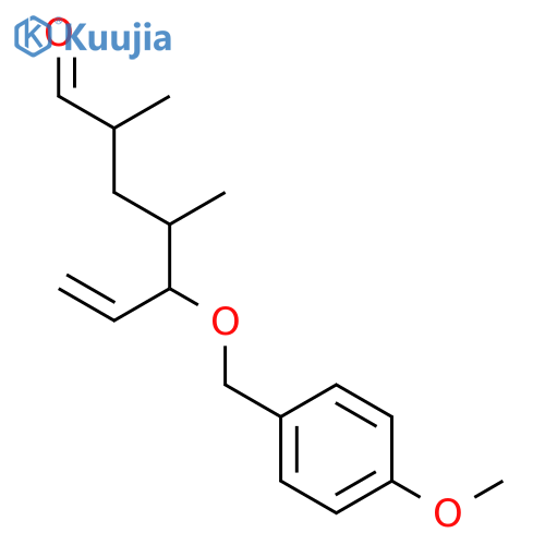 6-Heptenal, 5-[(4-methoxyphenyl)methoxy]-2,4-dimethyl-, (2R,4S)- structure