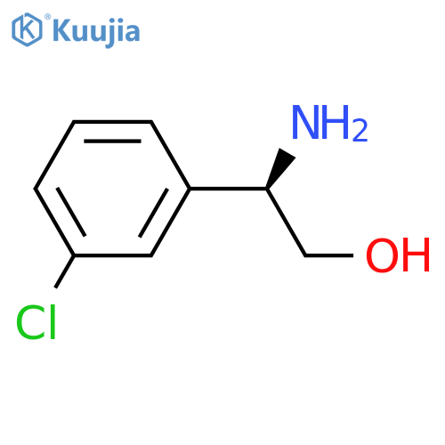 (2R)-2-amino-2-(3-chlorophenyl)ethanol structure