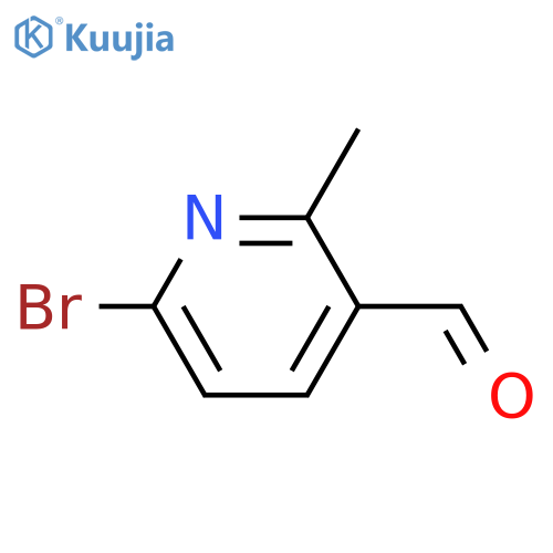 6-Bromo-2-methylnicotinaldehyde structure