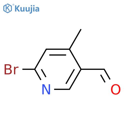6-Bromo-4-methylpyridine-3-carbaldehyde structure