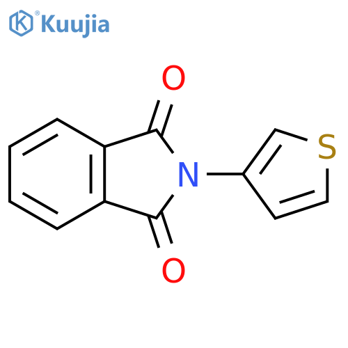 1H-Isoindole-1,3(2H)-dione, 2-(3-thienyl)- structure