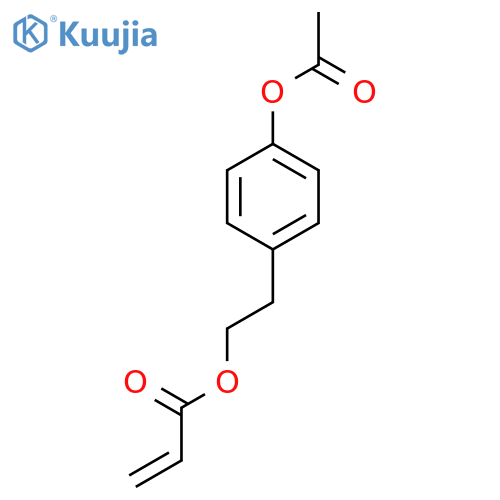 4-Acetoxyphenethyl acrylate structure