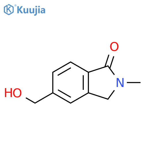 2,3-dihydro-5-(hydroxymethyl)-2-methyl-1H-Isoindol-1-one structure