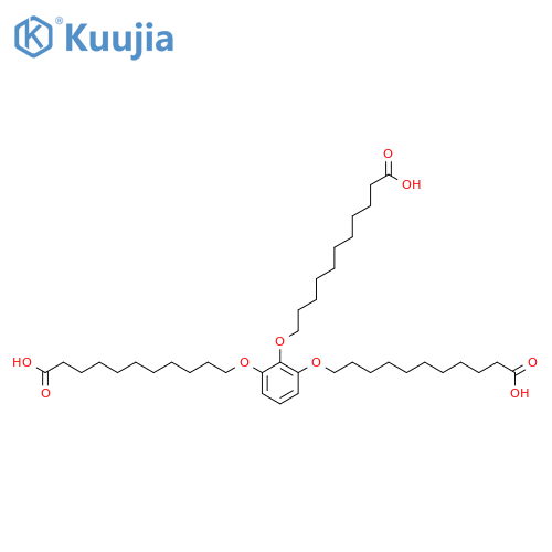 Undecanoic acid, 11,11',11''-[1,2,3-benzenetriyltris(oxy)]tris- structure