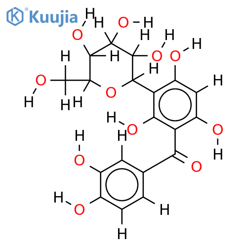 3-(beta-D-glucosyl)maclurin structure