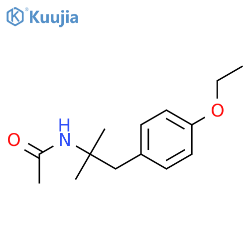 Acetamide, N-[2-(4-ethoxyphenyl)-1,1-dimethylethyl]- structure