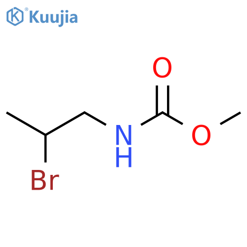Carbamic acid, (2-bromopropyl)-, methyl ester structure