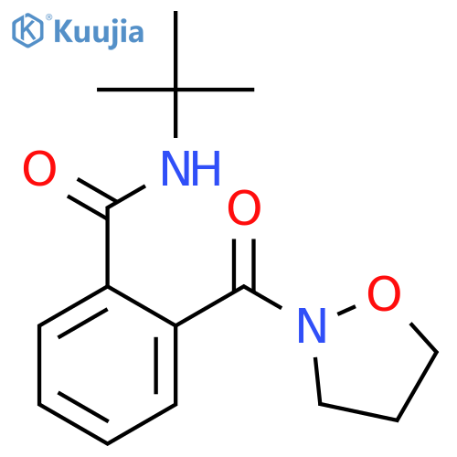 N-tert-Butyl-2-(1,2-oxazolidine-2-carbonyl)benzamide structure
