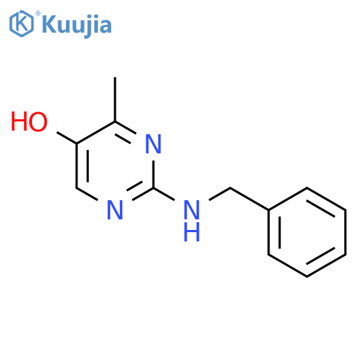 5-Pyrimidinol, 4-methyl-2-[(phenylmethyl)amino]- structure