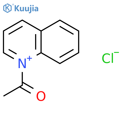Quinolinium, 1-acetyl-, chloride structure