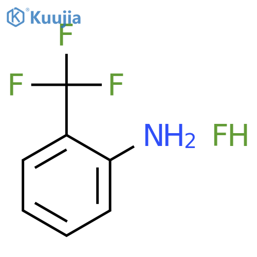 Benzenamine, 2-(trifluoromethyl)-, hydrofluoride structure