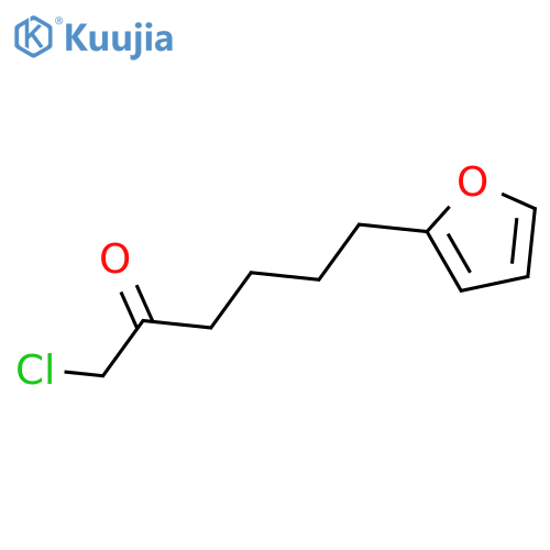 2-Hexanone, 1-chloro-6-(2-furanyl)- structure