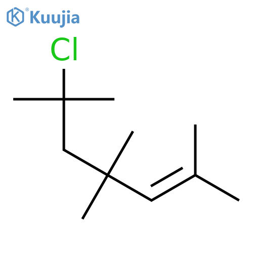 2-Heptene, 6-chloro-2,4,4,6-tetramethyl- structure