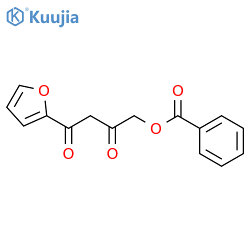 1,3-Butanedione, 4-(benzoyloxy)-1-(2-furanyl)- structure