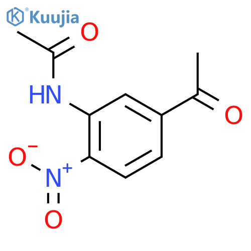 N-(5-Acetyl-2-nitrophenyl)acetamide structure