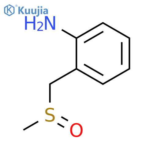 2-(methanesulfinylmethyl)aniline structure
