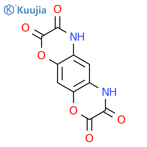 2H,6H-Benzo[1,2-b:5,4-b']bis[1,4]oxazine-2,3,7,8(4H)-tetrone structure