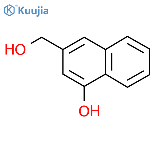 3-(Hydroxymethyl)naphthalen-1-ol structure