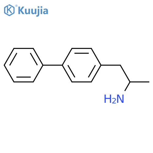 [1,1'-Biphenyl]-4-ethanamine, α-methyl- structure