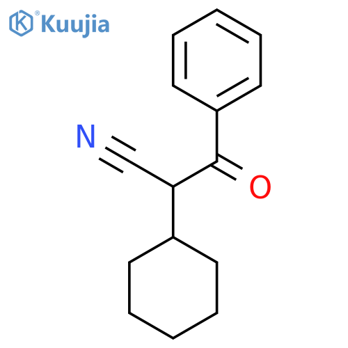 2-Cyclohexyl-3-oxo-3-phenylpropanenitrile structure