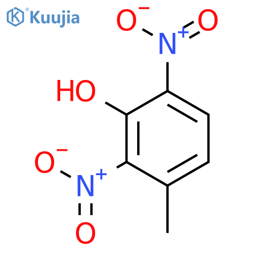 Phenol, methyl-2,6-dinitro- structure