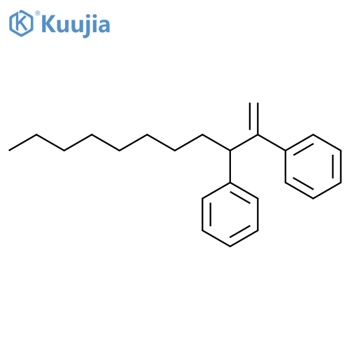 Benzene, 1,1'-(1-methylene-2-octyl-1,2-ethanediyl)bis- structure